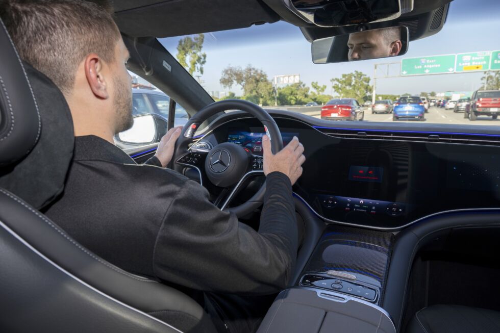 The difference between levels 2 and 3 is that at level 3 the driver is allowed to stop focusing on the road, and the car has to be able to warn them to take control again in an appropriate amount of time.