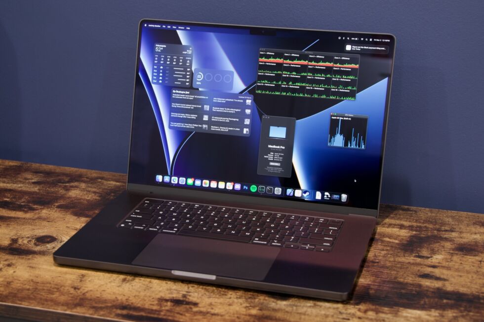 Apple's 16-inch M3 Max MacBook Pro.